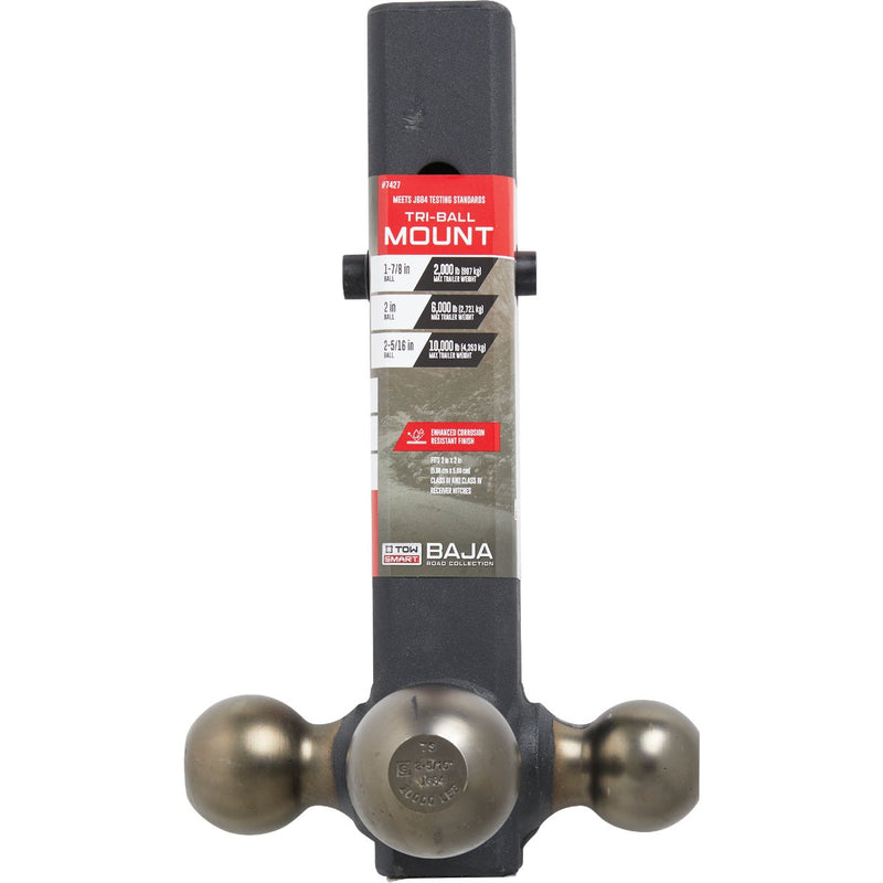 TowSmart Baja Class V Tri Hitch Ball Mount