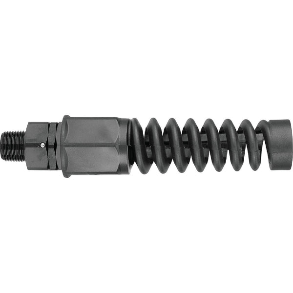 Flexzilla Pro 1/2 In. Barb 3/8 In. MNPT Reusable Air Hose End with Swivel