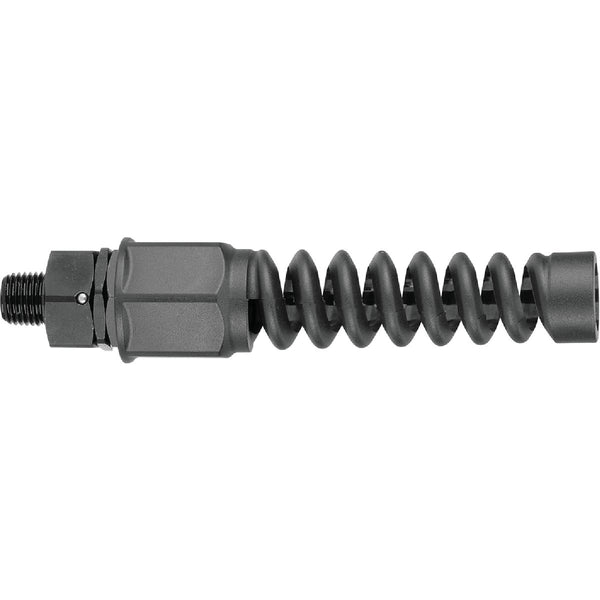 Flexzilla Pro 3/8 In. Barb 1/4 In. MNPT Reusable Air Hose End with Swivel