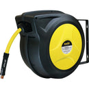 Amflo UltraAir Automatic Air Hose Reel with 3/8 In. x 50 Ft. Hybrid Hose