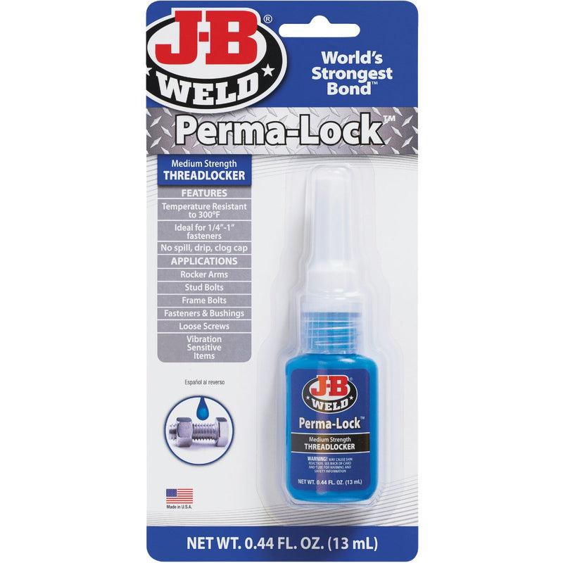 J-B Weld Perma-Lock 0.44 Oz. Blue Threadlocker