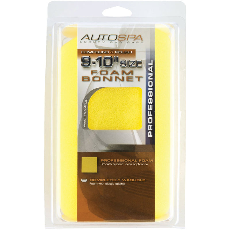 Auto Spa 9" To 10" Washable Foam Polishing Bonnet