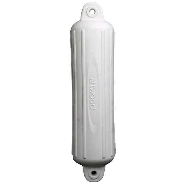 Seachoice 4-1/2 In. x 16 In. White Twin Eye Boat Fender