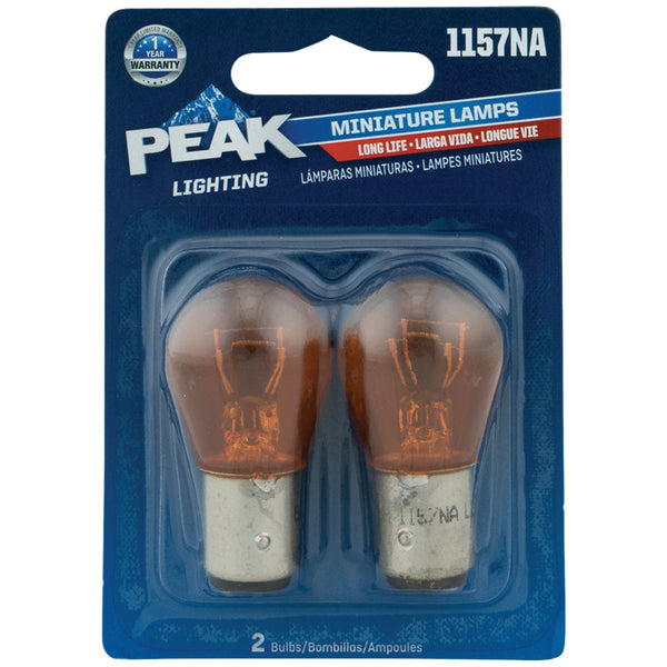 PEAK 1157NA 12.8/14V Mini Incandescent Automotive Bulb (2-Pack)