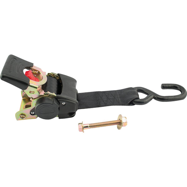 Erickson 2 In. x 5-1/2 Ft. 1333 Lb. Bolt-On Retractable Ratchet Strap (2-Pack)