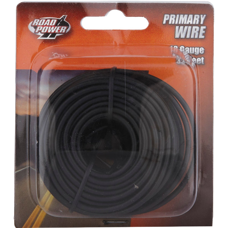 ROAD POWER 33 Ft. 18 Ga. PVC-Coated Primary Wire, Black