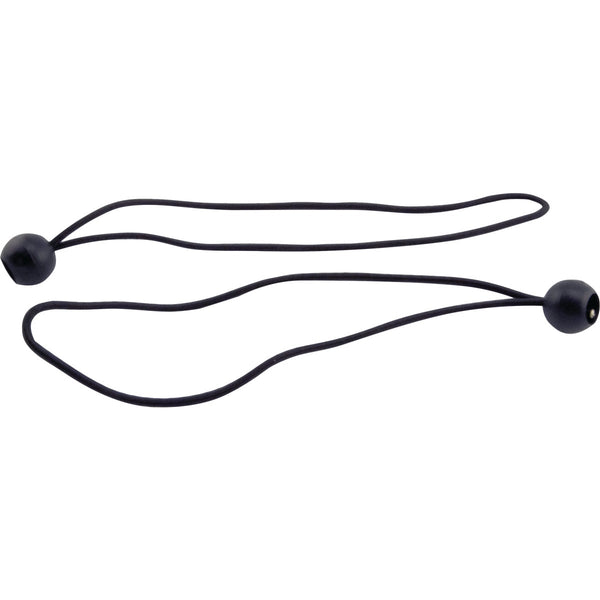 Erickson 1/8 In. x 12 In. Bungey Balls Bungee Cord, Black (2-Pack)