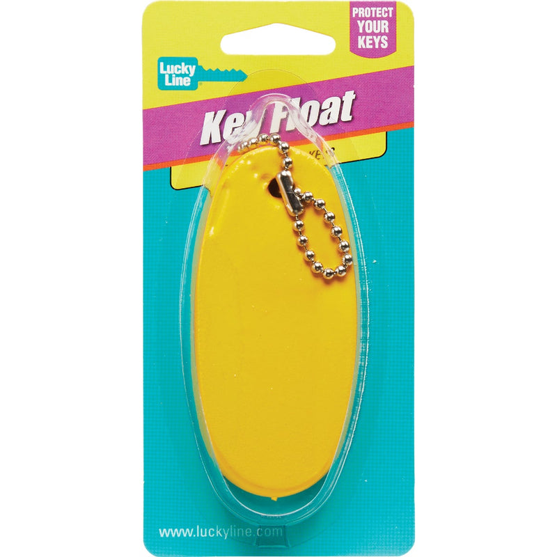 Lucky Line Twisty Foam Yellow Key Chain