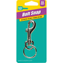 Lucky Line Nickel-Plated Steel 1-1/8 In. x 3-1/8 In. L. Key Chain