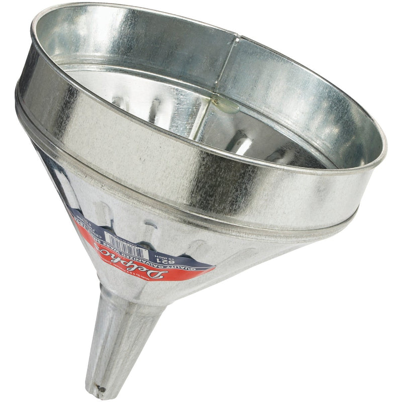 Delphos Heavy-Duty 6 Qt. Galvanized Steel Funnel with Center Spout