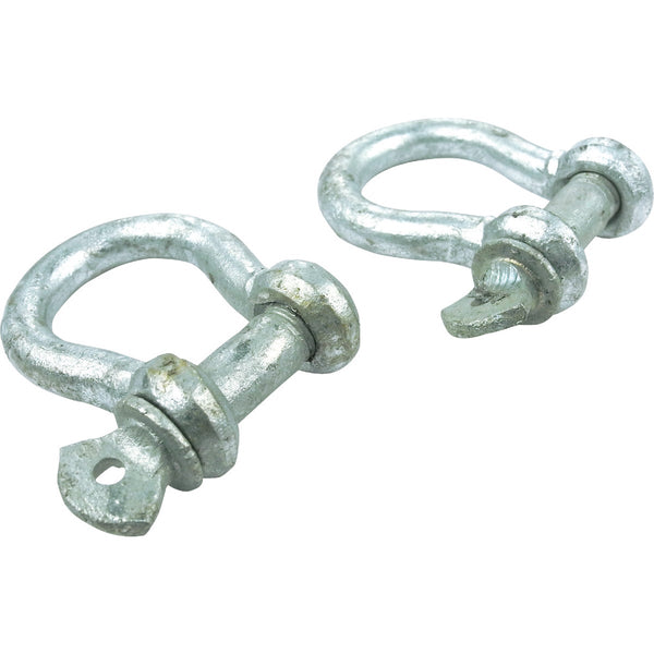 Seachoice 1/4 In. Galvanized Steel Anchor Shackle