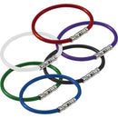 Lucky Line Steel Braided Cable Nylon-Coated 5 In. Key Ring