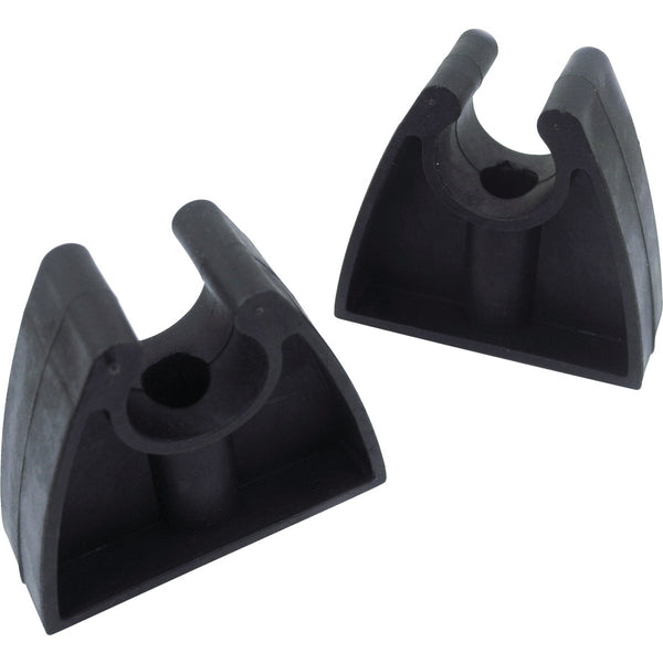 Seachoice Molded Rubber Black Storage Clips (2-Pack)