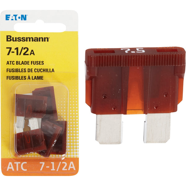 Bussmann 7-1/2-Amp 32-Volt ATC Blade Automotive Fuse (5-Pack)