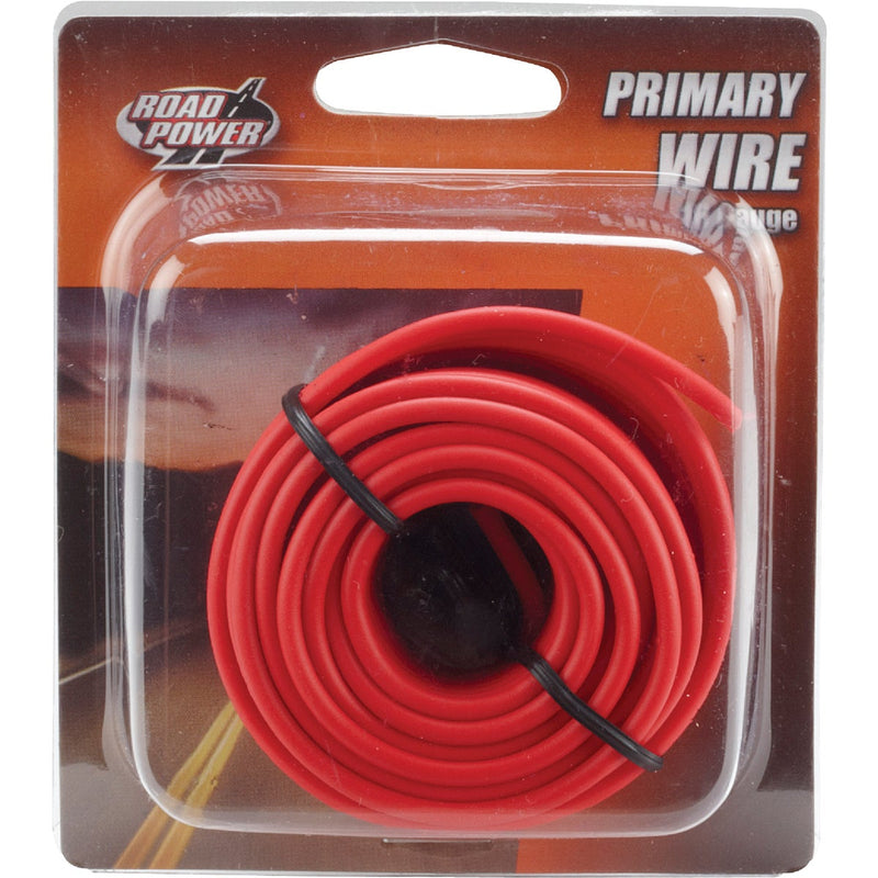 ROAD POWER 24 Ft. 16 Ga. PVC-Coated Primary Wire, Red