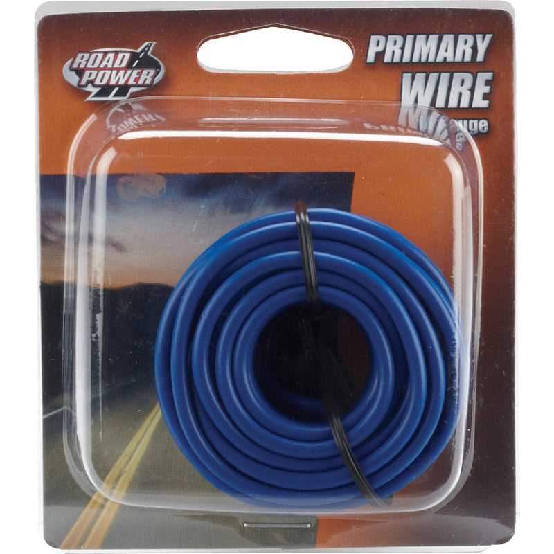 ROAD POWER 17 Ft. 14 Ga. PVC-Coated Primary Wire, Blue