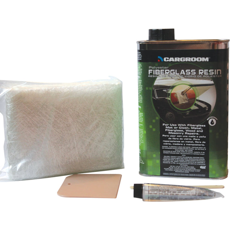 Cargroom 1 Qt. Fiberglass Resin Auto Body Repair Kit