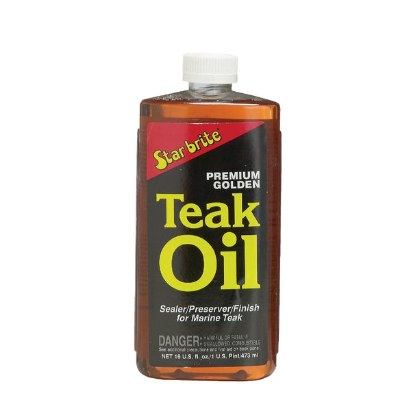 Starbrite 1 Pt. Premium Golden Teak Oil Finish