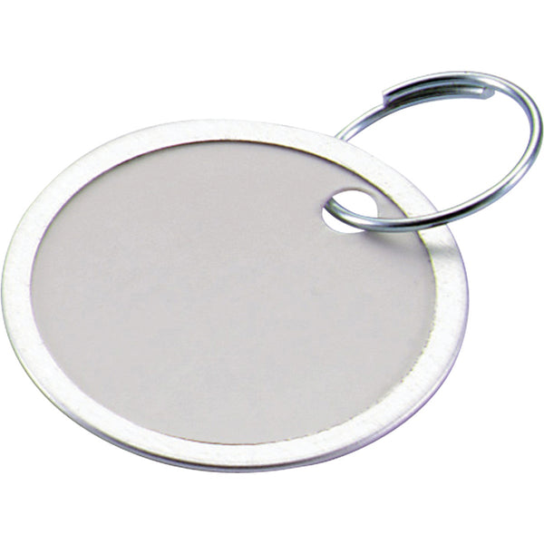 Lucky Line 1-1/4 In. Metal-Rimmed Paper Key Tag with Ring, (25-Pack)