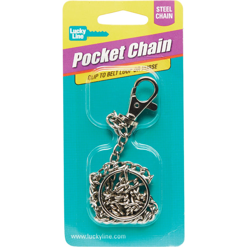 Lucky Line 18-1/4 In. Nickel Steel Pocket Chain