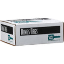 Lucky Line Tempered Steel Nickel-Plated 1-3/8 In. Key Ring (100-Pack)