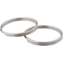 Lucky Line Tempered Steel Nickel-Plated 1-3/8 In. Key Ring (100-Pack)