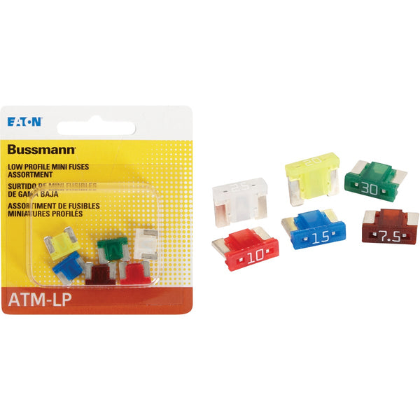 Bussmann ATM Low Profile Mini Fuse Assortment (6-Piece)
