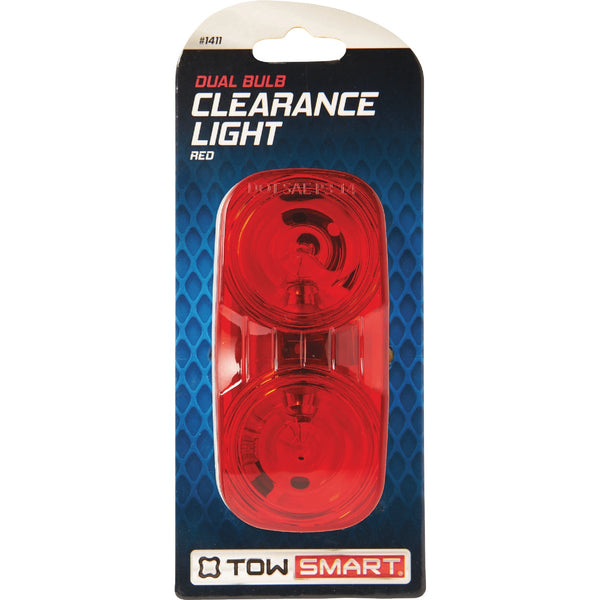 TowSmart Red Dual Bulb Rectangular Clearance Light