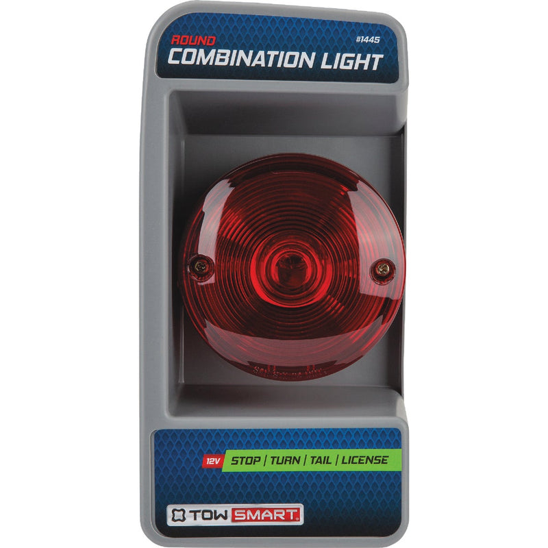 TowSmart Round Stop, Turn, Tail & License Combination Light