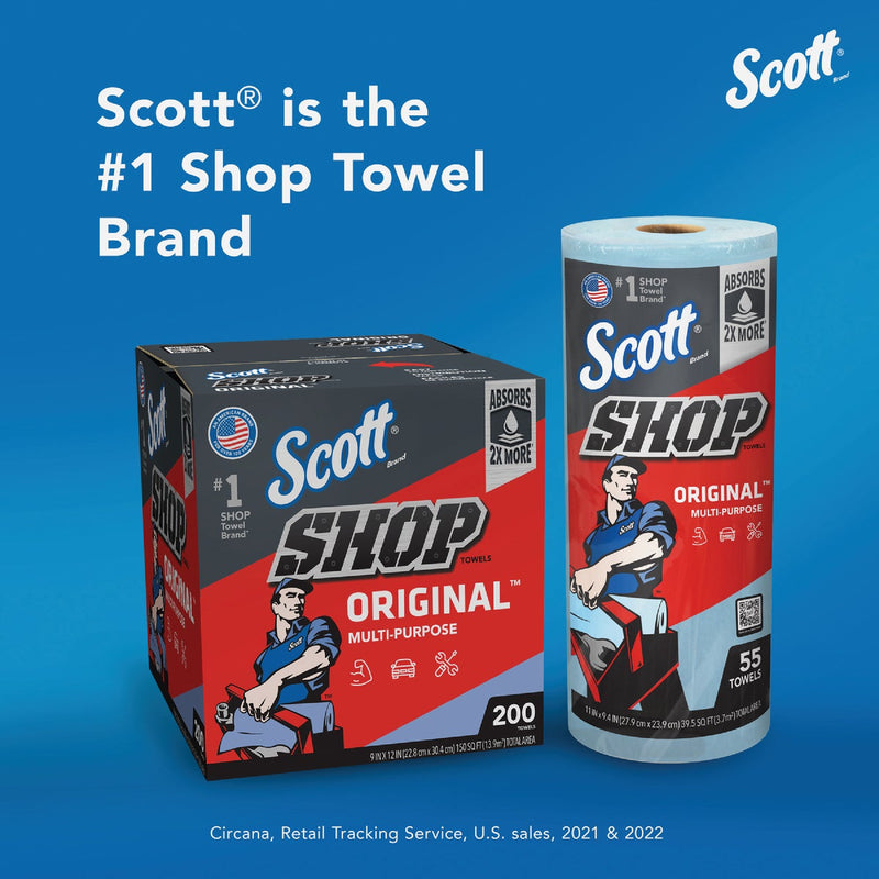 Scott 12 In. W x 10 In. L Disposable Original Shop Towel (200-Sheets)