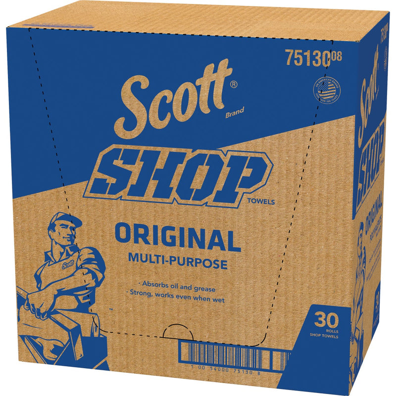 Scott 11 In. W x 9.4 In. L Disposable Original Shop Towel (55-Sheets)