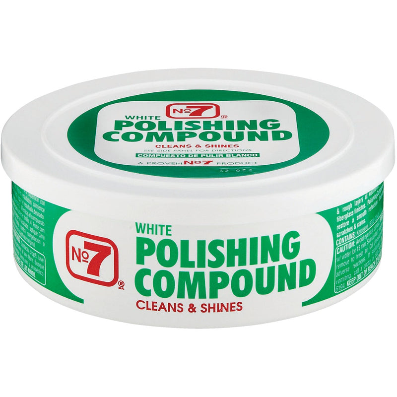 NO. 7, 10 Oz. Paste White Polishing Compound