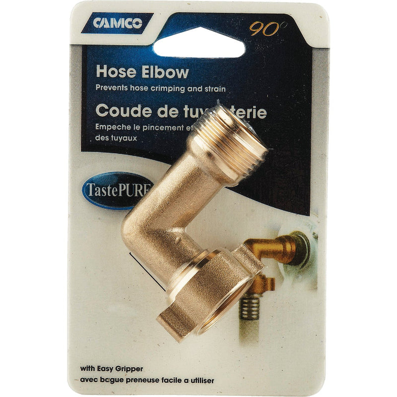 Camco Brass 90 deg RV Water Hose Elbow