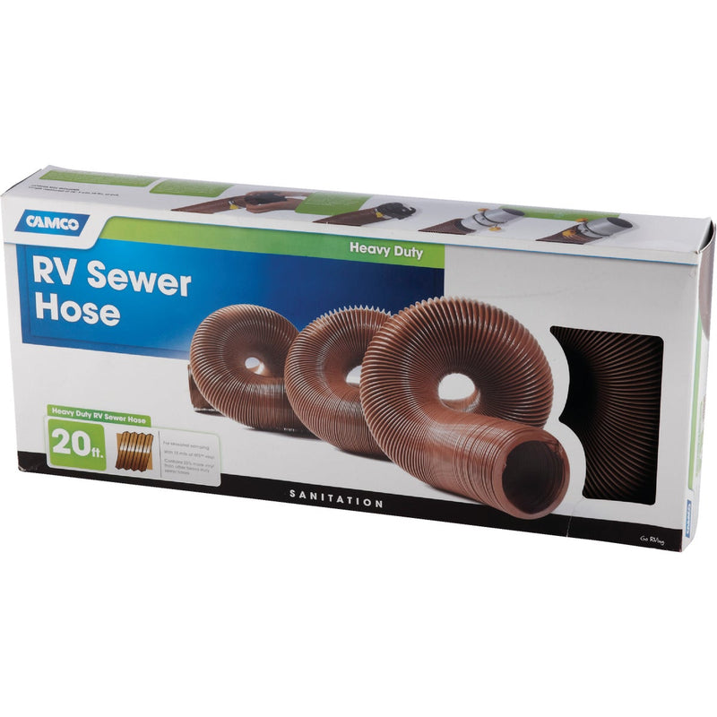 Camco 20 Ft. Heavy-Duty RV Sewer Hose