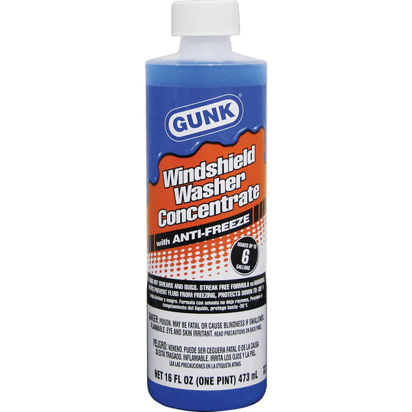 Gunk 16 Oz. Concentrate Windshield Washer Fluid with Anti-Freeze