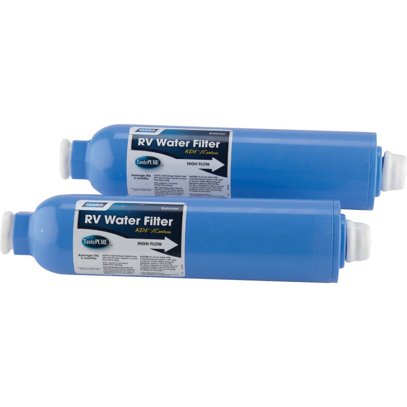 Camco In-Line RV Water Filter, (2-Pack)