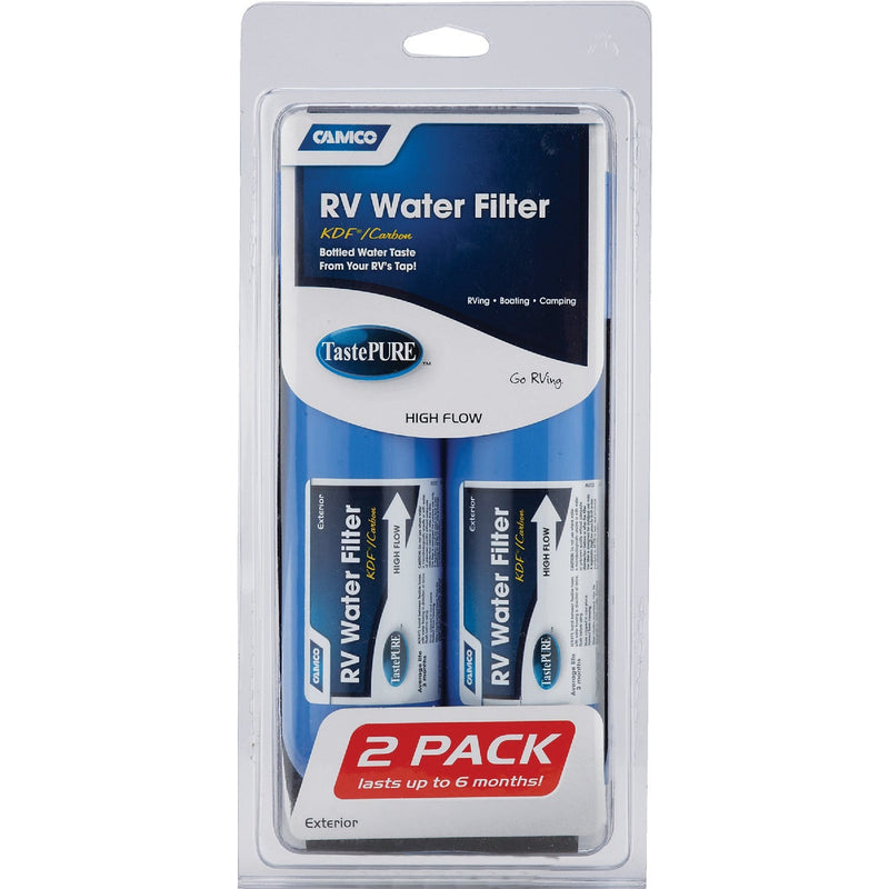 Camco In-Line RV Water Filter, (2-Pack)