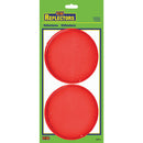 Hy-Ko 3-1/4 In. Dia. Round Red Press-On Reflector (2-Pack)