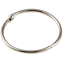 Lucky Line Steel Nickel-Plated 2 In. Key Ring (2-Pack)