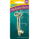 Lucky Line Zinc Skeleton Key, (2-Pack)