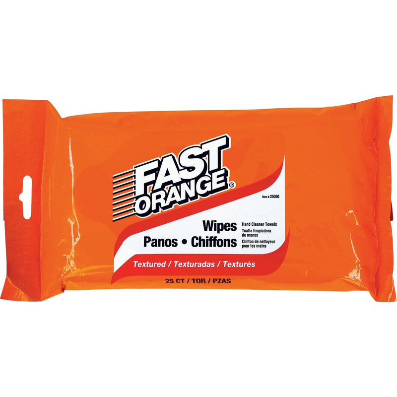 PERMATEX Citrus Pop-up Dispenser Hand Cleaner Wipes, (25 Ct.)