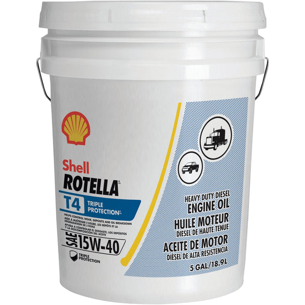 Rotella Shell 15W40 5 Gal Triple Protection Motor Oil