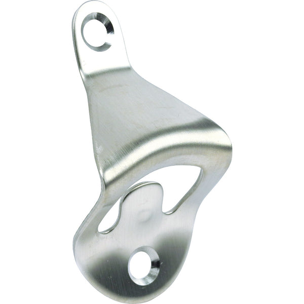 Seachoice Stainless Steel 1-1/2 In. W. x 3 In. H. Mounted Bottle Opener