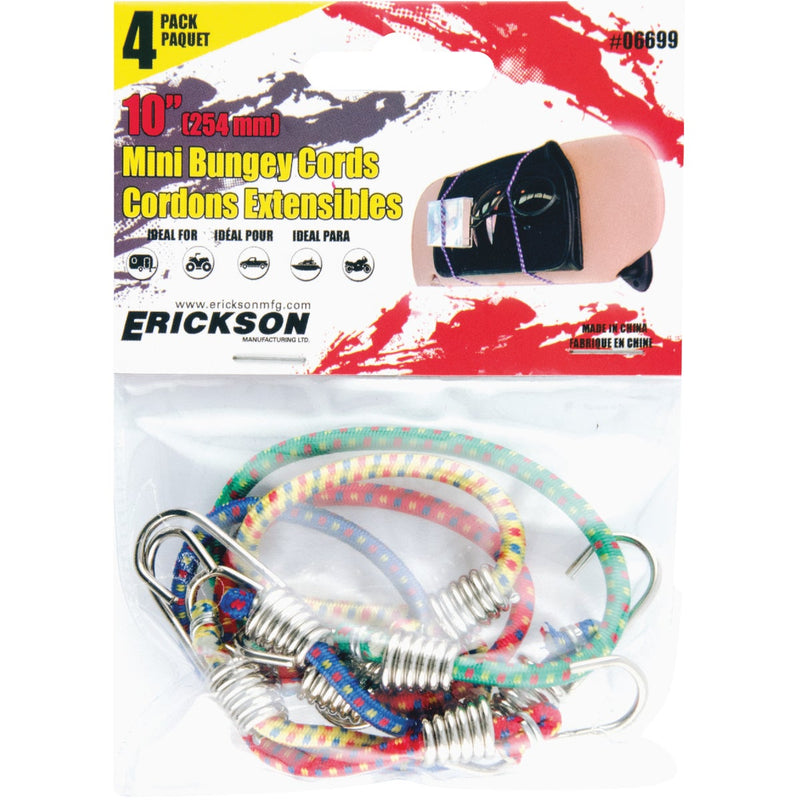 Erickson 5/32 In. x 10 In. Coated Bungee Cord Set