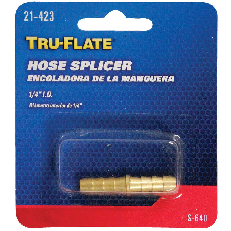 Tru-Flate 1/4 In. Brass Hose Splicer