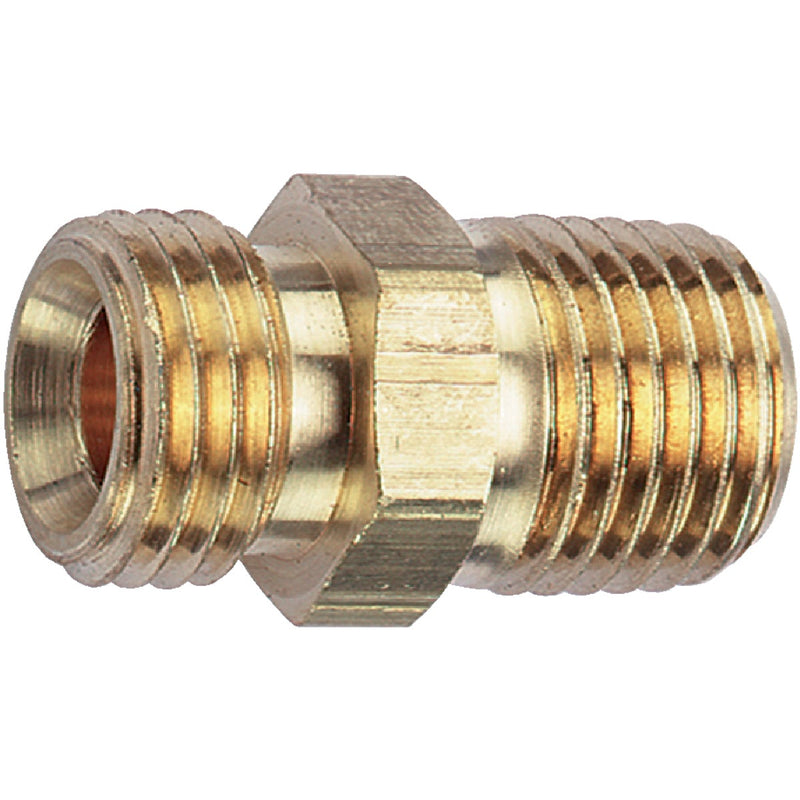 Tru-Flate 1/4 In. MNPT x 1/4 In. MNPS Brass Ball End Adapter