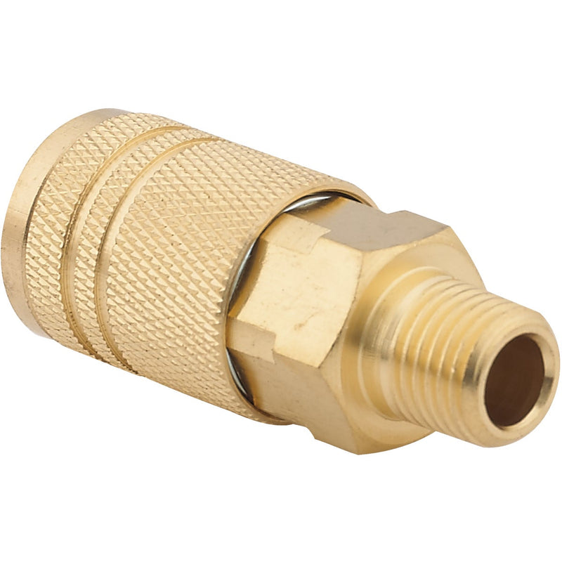 Tru-Flate Industrial/Milton Series Push-to-Connect 1/4 In. MNPT Coupler