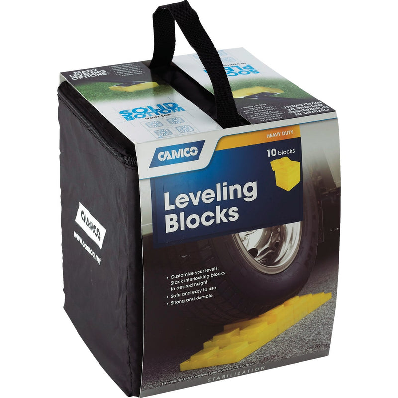 Camco RV Leveler Blocks, (10-Pack)