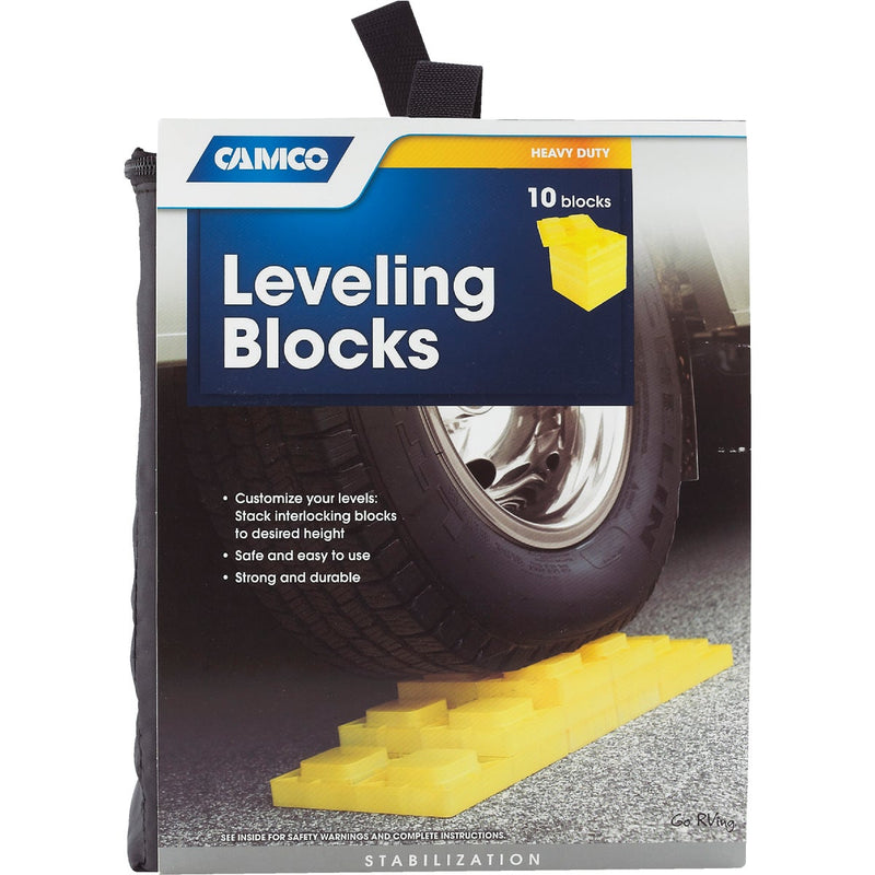 Camco RV Leveler Blocks, (10-Pack)