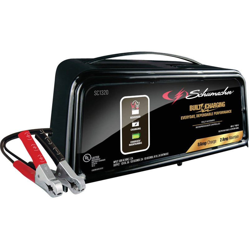 Schumacher Manual 6-Volt/12-Volt 6-Amp Auto Battery Charger